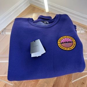 Isabel Marant Men’s Purple Crew Neck Sweatshirt size M